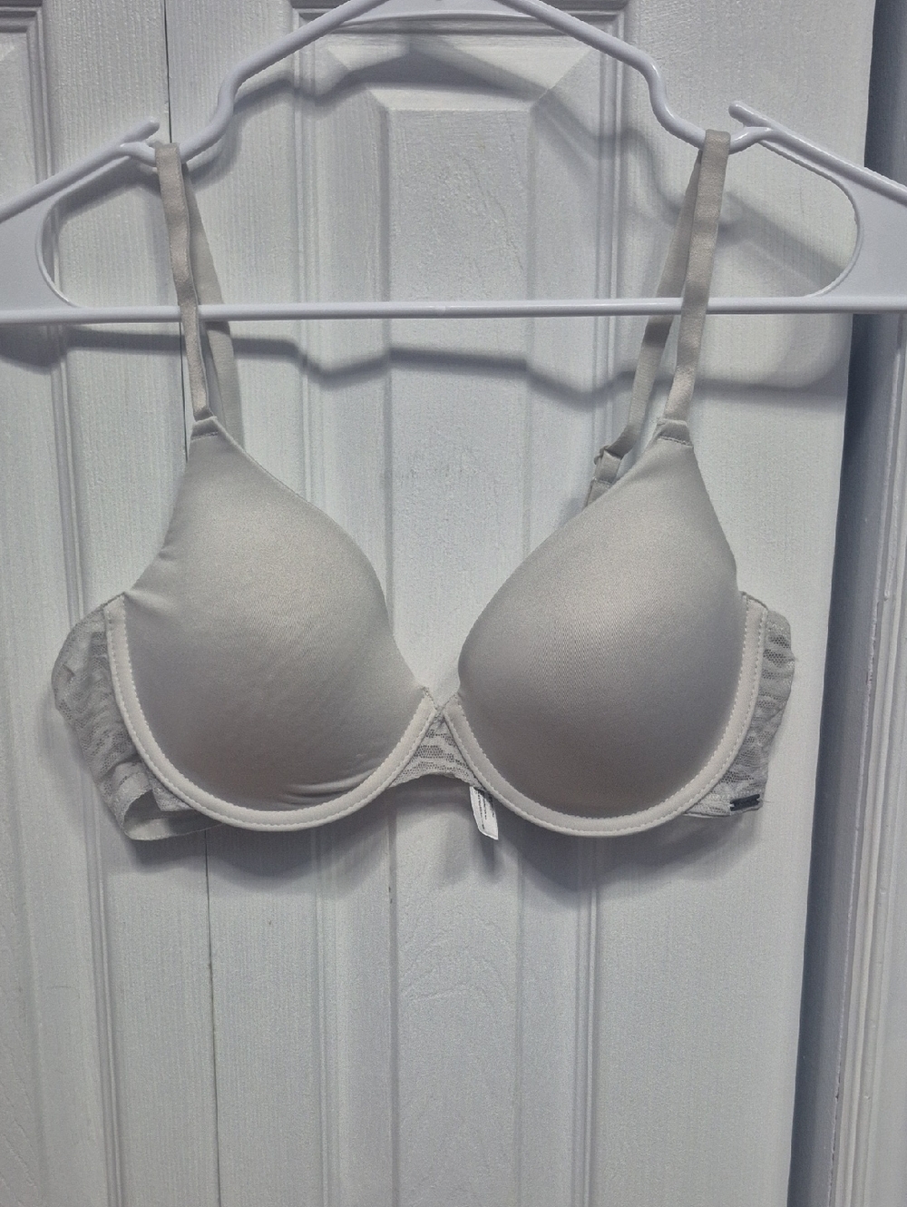 Halston Heritage Light Beige Padded Underwire Bra